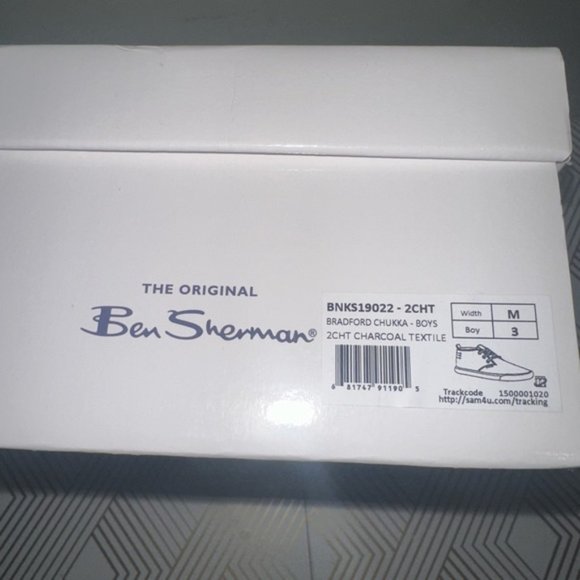 🆕 | Ben Sherman | Gray Bradford Chukka Sneaker | Size 3 & 4 - Picture 8 of 8